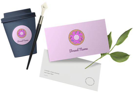 Doughnut logo design example