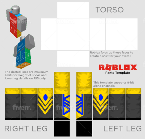 Make You A Roblox Clothing Outfit With No Watermark By No Dle - roblox template 2020 pants