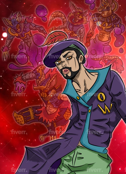 Draw your stand from jojos bizarre adventure by Sabrinadote