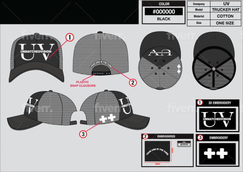 RR Design NY White Thread Embroided Adjustable Baseball Cap for Men & Women-Black-Free Size