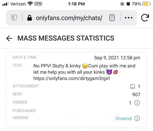 Messaging on only fans