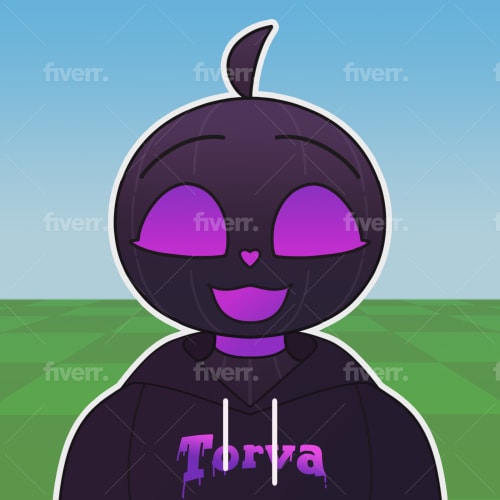 Make a cute art based on your roblox avatar by Peterisnt_here
