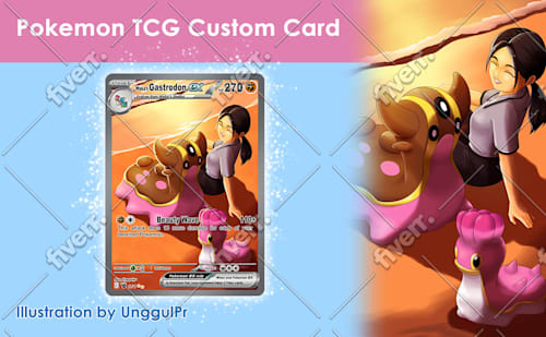 custom full art pokemon card maker One Piece ST-22 Starter Deck Ace & Newgate main image 0