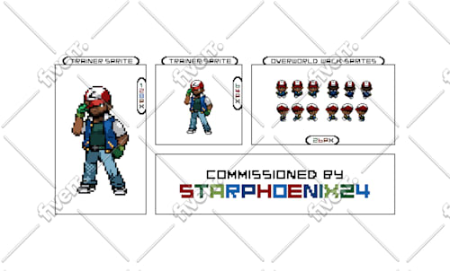 Pokemon Ash Ketchum Sprite 508x544