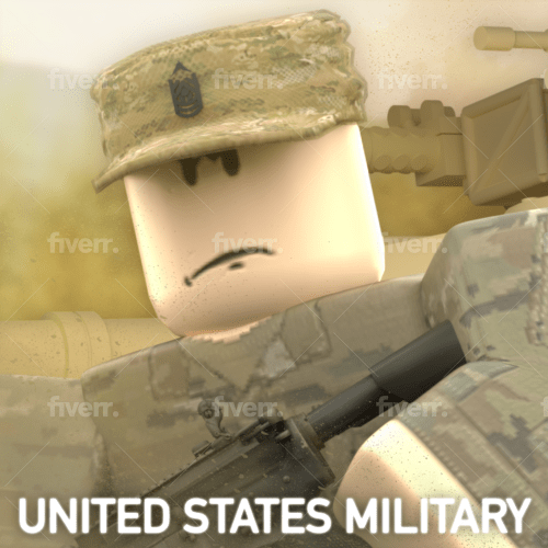 Create Professional Roblox Gfx By Loadingstuds Fiverr - roblox us military logo