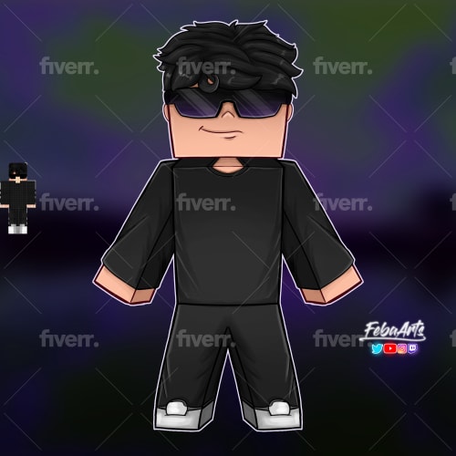 Transforme you roblox skin into a minecraft skin by Wmsalles