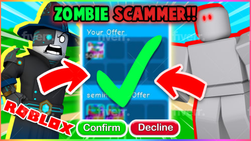 Make You A Hq Roblox Gfx For Your Game Thumbnail By Annie9007 - roblox zombie game icon