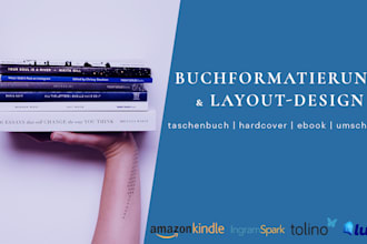 do book formatting, publishing, amazon kdp