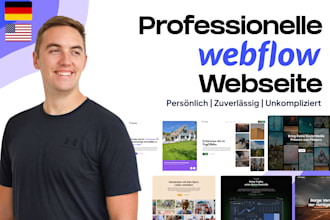 create your professional webflow website