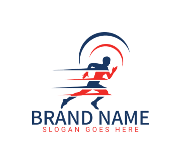 Running logo