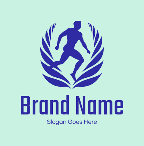Running logo