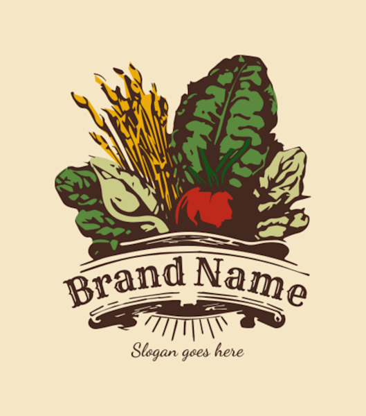 Vegetable logo