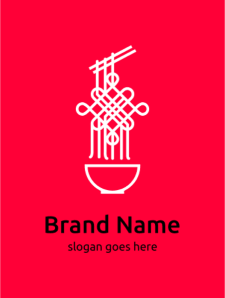Just PRINT and STICK your designer logo! — The Ramen Budget