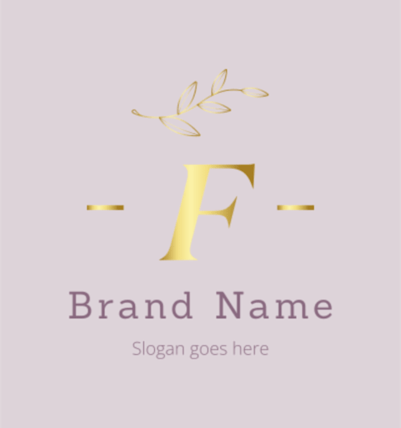Letter F logo