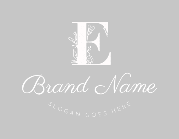 Letter E logo