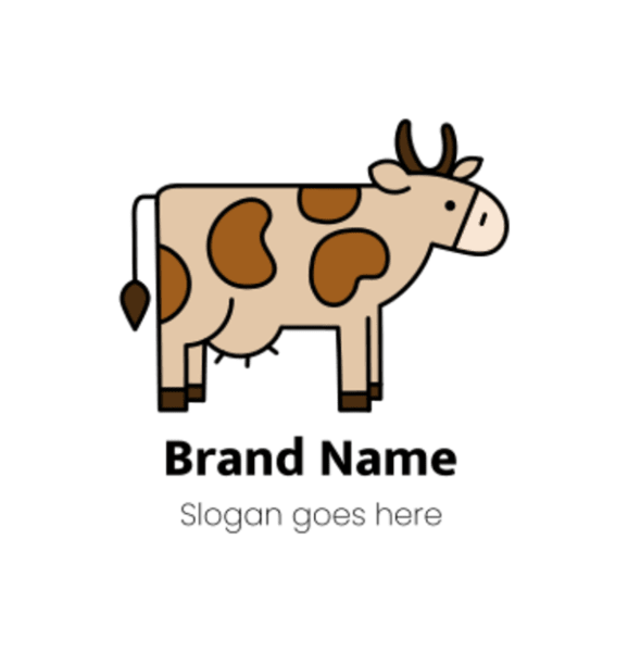 LogoMakers on X: Avocado cow logo Follow @logomakers_hq