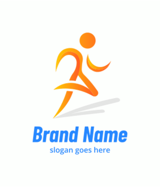 Running logo
