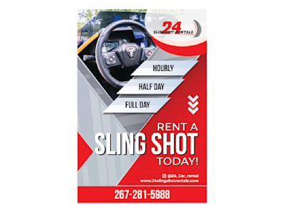 Design yard sign, signage or signboard, billboard banner and