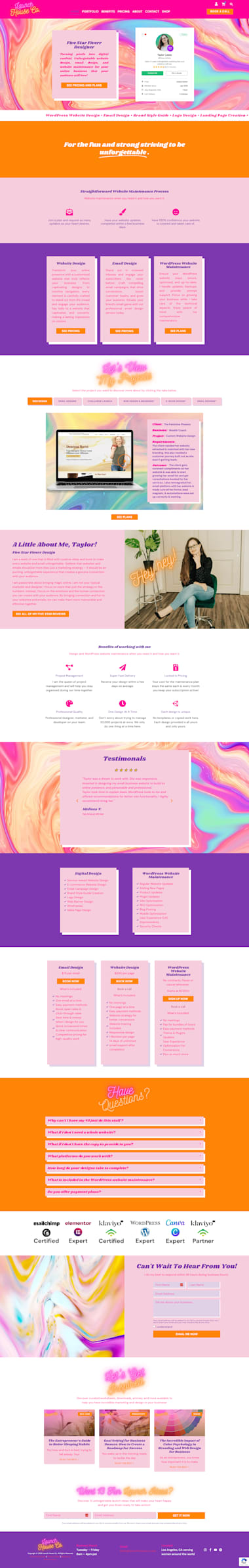 Web Design, Development, & Brand