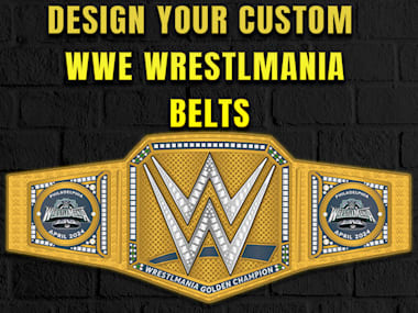 Design replica wrestling belts and custom championship belts by