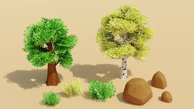 Stylized vegetation