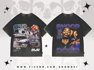 Design a crazy vintage old school 90s bootleg rap t shirt by