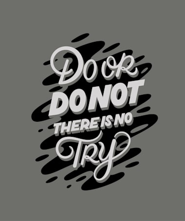 Star wars lettering design