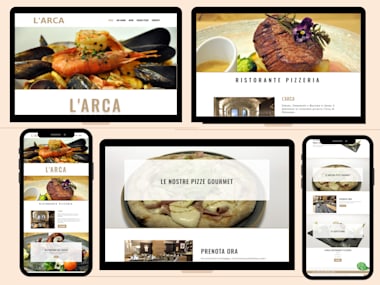 L'Arca Restaurant website 