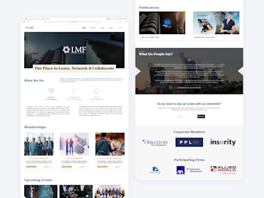 London Market Forum - Redesign