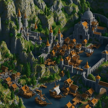 costruisci mega build massicci di Minecraft