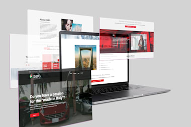 ISBG Website design 