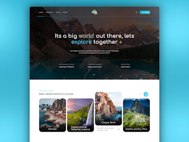 TravelFest Landing Page