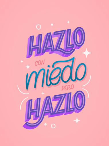 Lettering artwork
