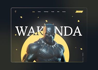 Black Panther Website Design