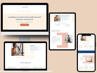 Career coach webinar funnel