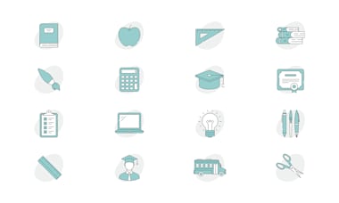Stationary Icons Design
