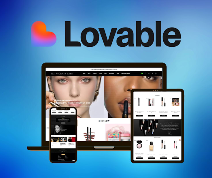 PAT McGRATH LABS - Luxury Cosmetic Website Design responsive website portfolio preview