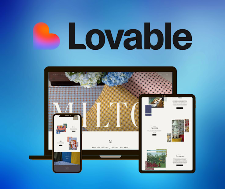M - Contemporary Art Gallery & Digital Portfolio  responsive website portfolio preview