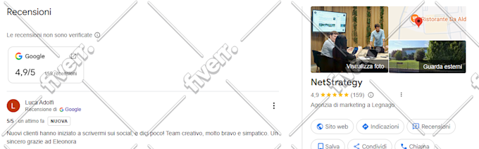 Immagine del campione di lavoro