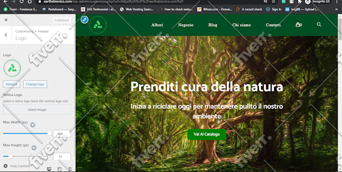 Immagine del campione di lavoro