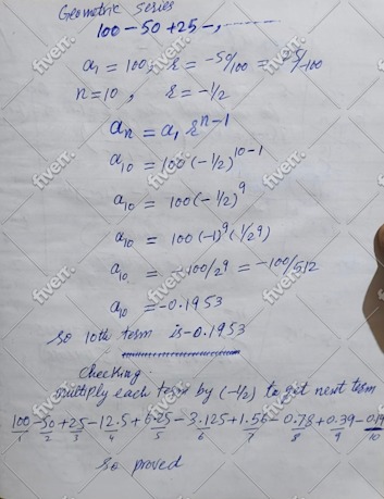 Image d'échantillon de travail