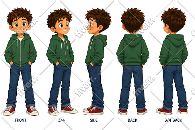 Animation Video Make 2d cartoon character animation video by Elgaoti | Fiverr