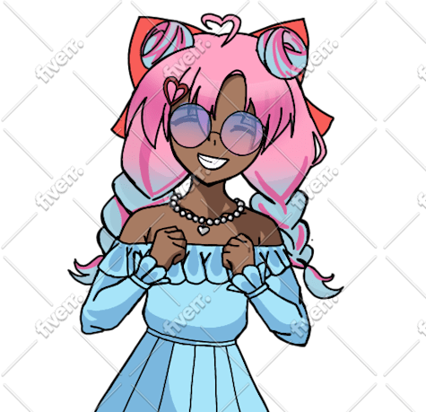Draw your characters in the danganronpa art style by Rachscreech | Fiverr