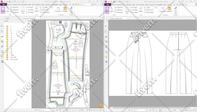 Immagine del campione di lavoro