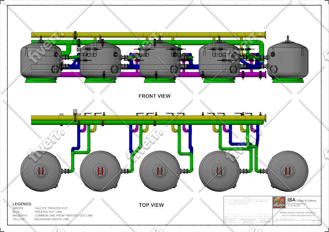 Prepare piping plans piping isometric and equipment layout by ...