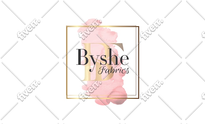 Design elegant sophisticated, luxe feminine watercolor logo by