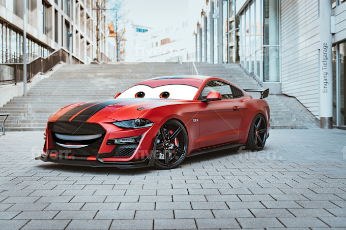 Transform your car into a disney pixar cars character by Samshahrezaey Fiverr