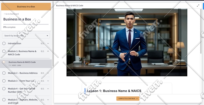 Immagine del campione di lavoro