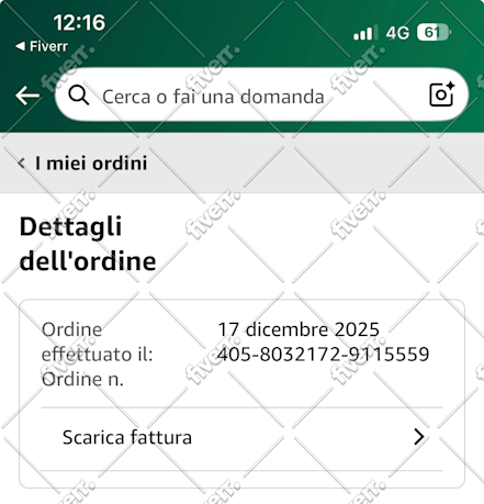 Immagine del campione di lavoro