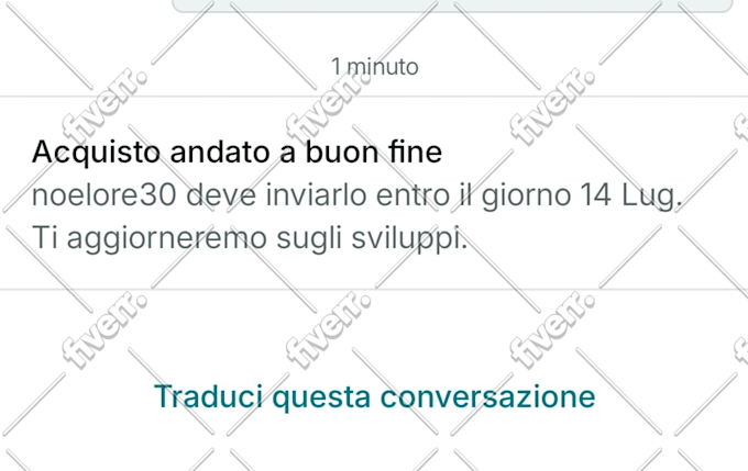 Immagine del campione di lavoro